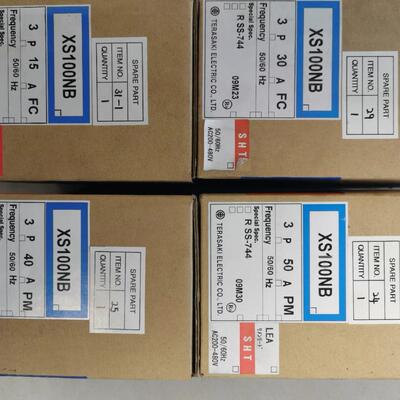 ERASAKI寺崎断路器 TYPE：XS100NB. 3p  15A 30A 40A 50A