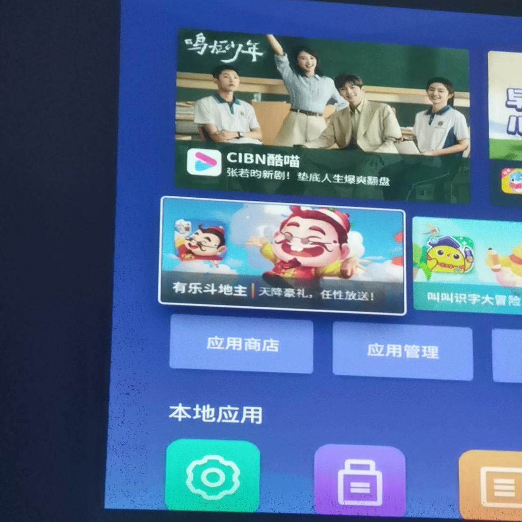 极米 Z4X投影DLP有问题.放没有问题，边上有黑点。