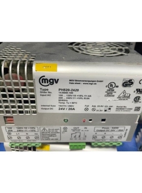 【议价】德国MGV PH520-2420 电源14.6040.1
