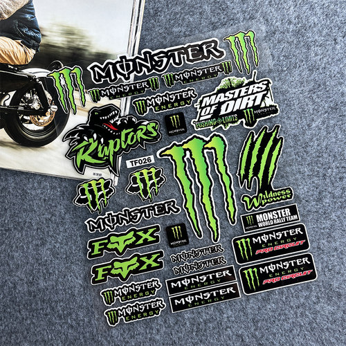 【网红同款】鬼爪装饰头盔汽摩贴