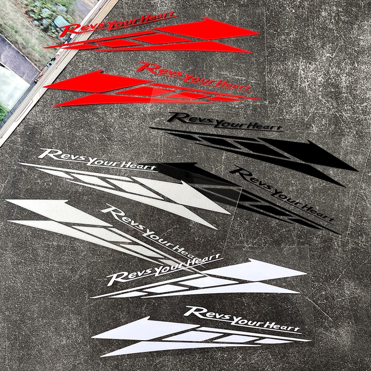 适用于雅马哈YAMAHA机车摩托车踏板贴纸防水反光装饰贴灯眉贴纸