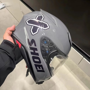 适用于SHOEI X符号摩托车头盔贴纸防水反光警示装饰贴画拉花改装