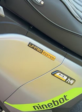 适用于九号Mzmax M95C装饰贴纸金属LIMITED EDITION限量版车贴标