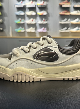 李宁男士休闲鞋2025冬季新款布欧舒适软弹运动经典休闲鞋AGCV463