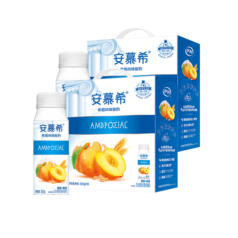 【直播推荐】安慕希黄桃燕麦希腊风味酸奶200g*10瓶*2箱属于什么档次？