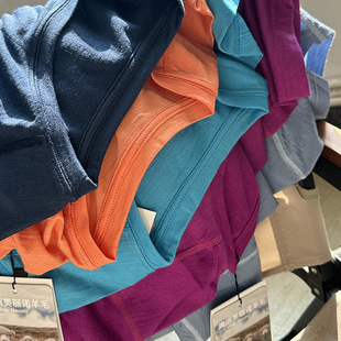 夏季纯色户外美利奴羊毛速干衣女运动登山徒步排汗美丽诺短袖T恤