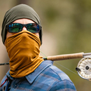 灰壳美利奴羊毛骑行防风面罩头巾美丽诺徒步登山防晒寒保暖围脖套