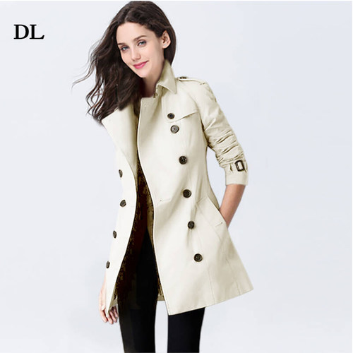 高档百搭风衣女高贵大气时尚