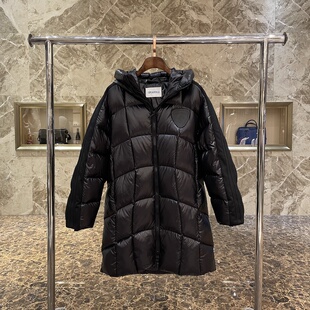 GFGEFEILU男装2025秋冬新款GF奢侈品男士长款连帽羽绒服外套正品