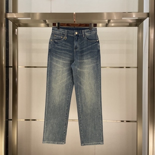 LAGERFELD卡尔拉格斐26夏季 正品 新款 直筒高端牛仔裤 轻奢男士 KARL