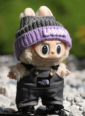 番茄不炒蛋娃衣手作娃衣背带裤套装拉布布娃衣17cmlabubu一代二代