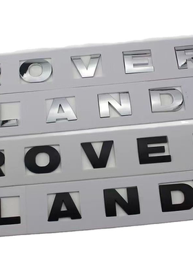 路虎神行者2前后标LAND ROVER机盖标FREELANDER后尾车标贴改装