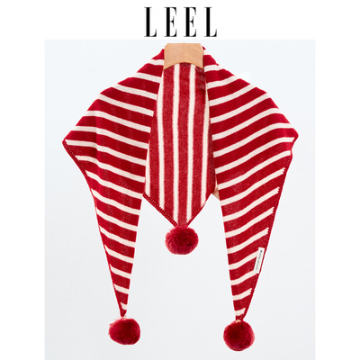 红色圣诞新年氛围感高级感披肩