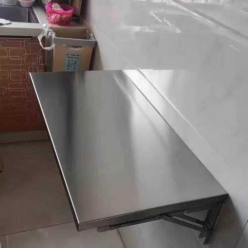 不锈钢折叠切菜桌壁挂厨房餐桌