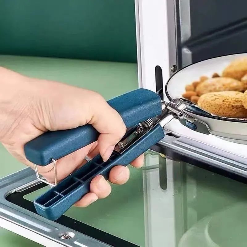 防烫夹子厨房工具套装盘夹碗夹蒸菜夹防烫防滑硅胶不锈钢家用款