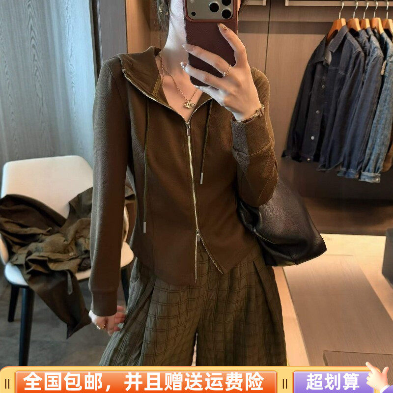 2026秋季拉链短外套女百搭减龄