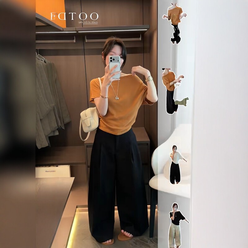 2026夏季宽松显瘦短袖T恤女