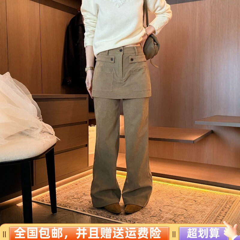 冬季加绒加厚金丝绒显瘦女休闲裤