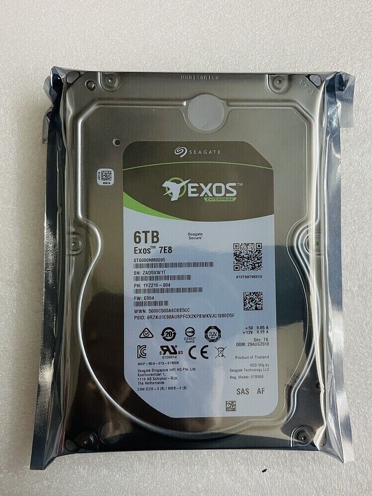 Seagate/希捷 ST6000NM0095 6T SAS接口7200转256M服务器硬盘