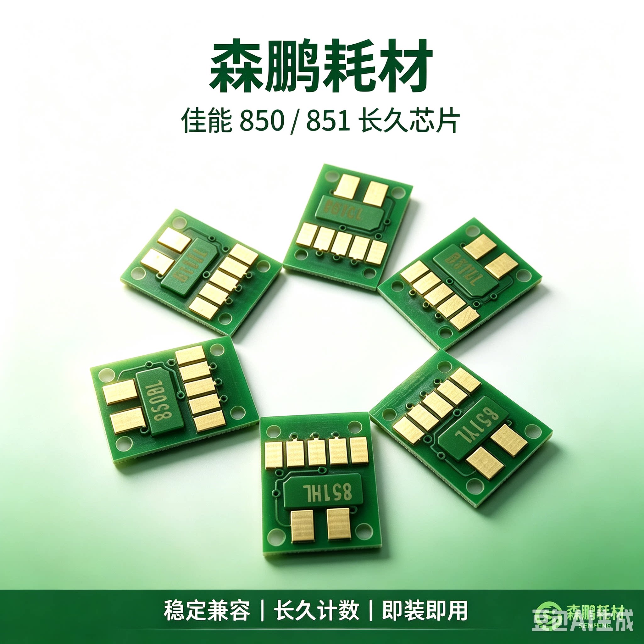 850可复位芯片适用于佳能7280 IX6780 IX6880 ip8780连供墨盒填充