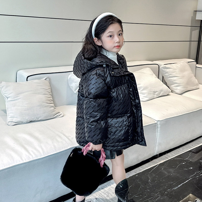 （特价）中国风男女童90白鸭绒儿童羽绒服短款冬季新款加厚外套