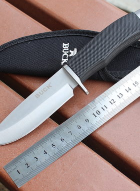 贝爷猎刀高硬度直刀丛林探险战术防身荒野求生存潜水绑腿户外刀具