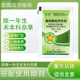 准盖108g/升高效氟吡氟呲甲禾灵助剂除草剂茅草芦苇专用正品农药