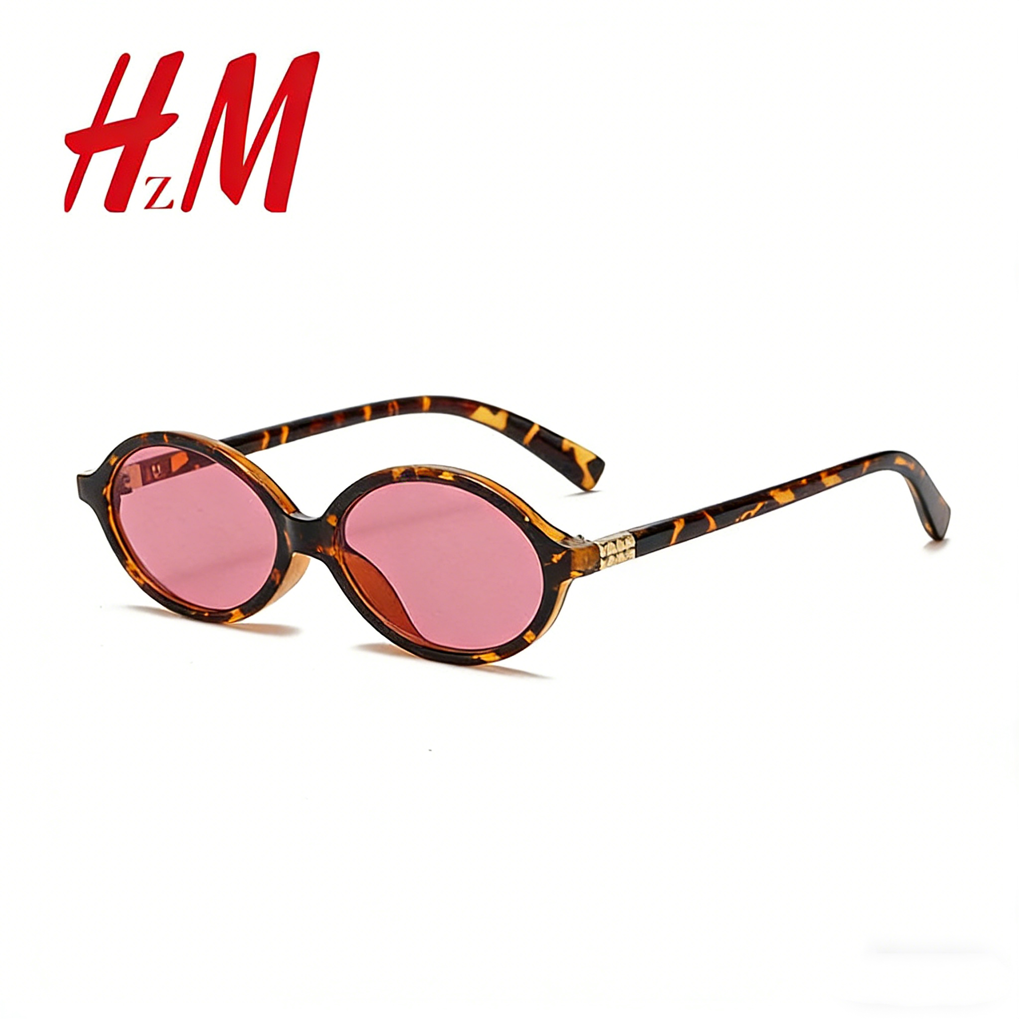 张元英同款玳瑁框书呆子墨镜复古文艺 ins风椭圆形韩版小框太阳镜