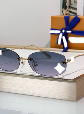 个性优雅奢华女欧美防晒椭圆墨镜