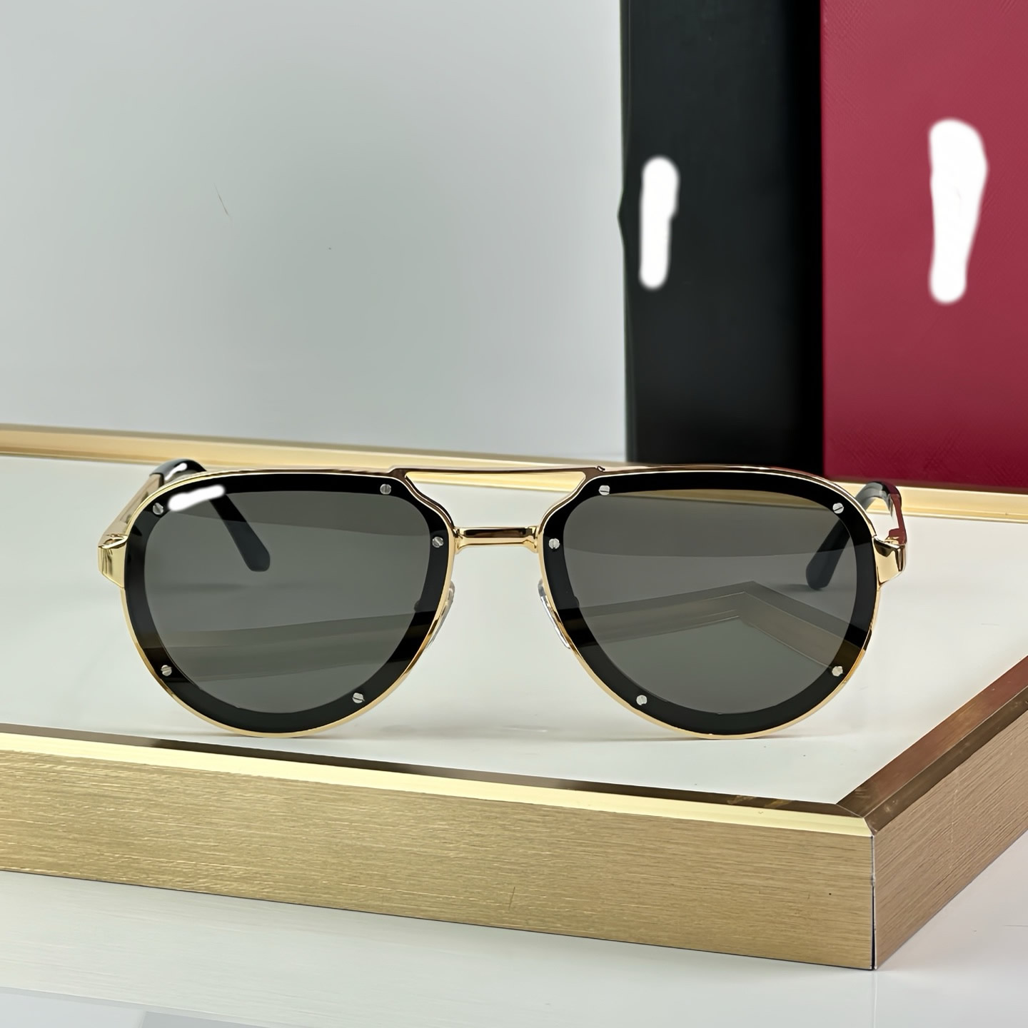 2025欧美时尚个性男女椭圆遮阳防晒开车蛤蟆墨镜轻舒适潮太阳眼镜