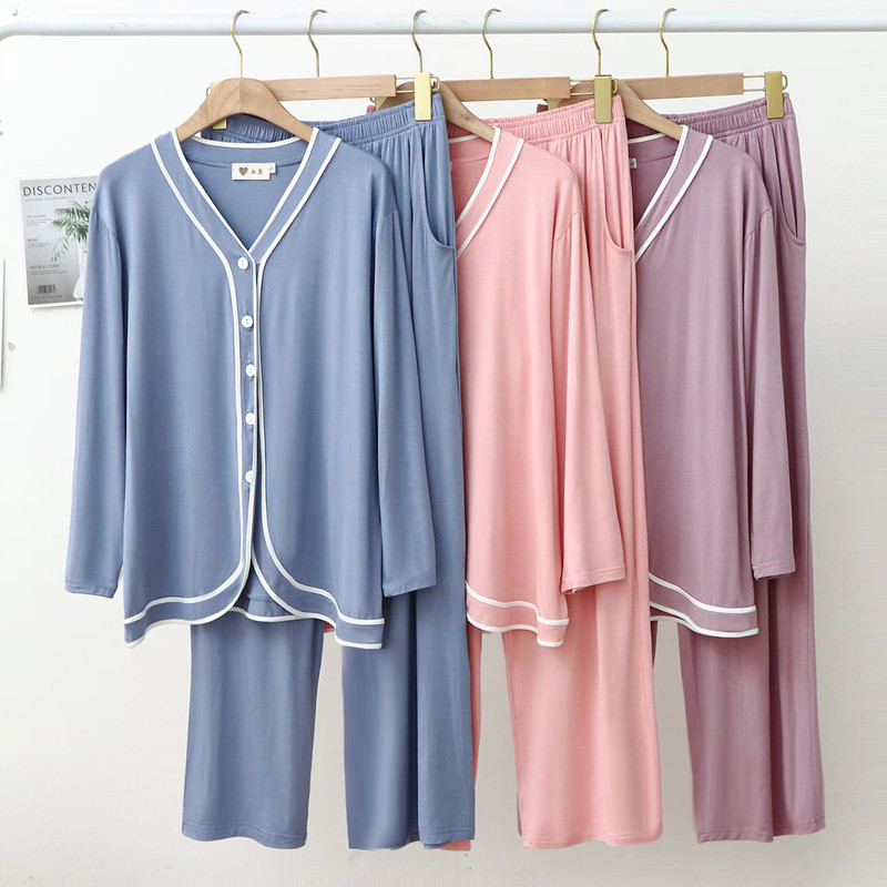 女莫代尔套装睡衣家居服