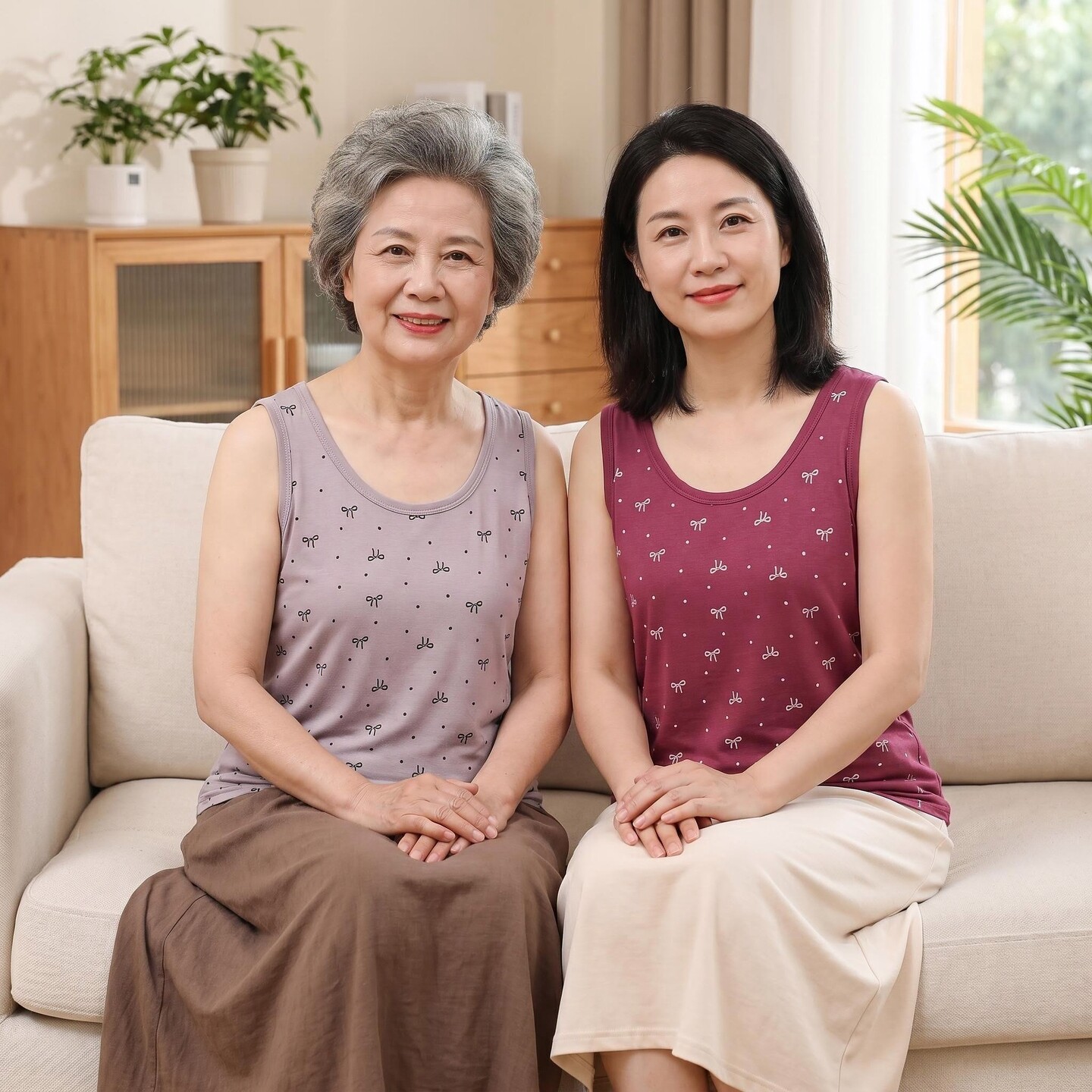 大码女士莫代尔吊带背心夏季薄款外穿宽松无袖上衣显瘦简约打底衫