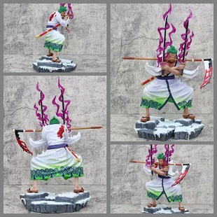 海贼王 GK和之国 炼狱鬼斩 索隆 三刀流 剑豪  海贼猎人 盒装手办