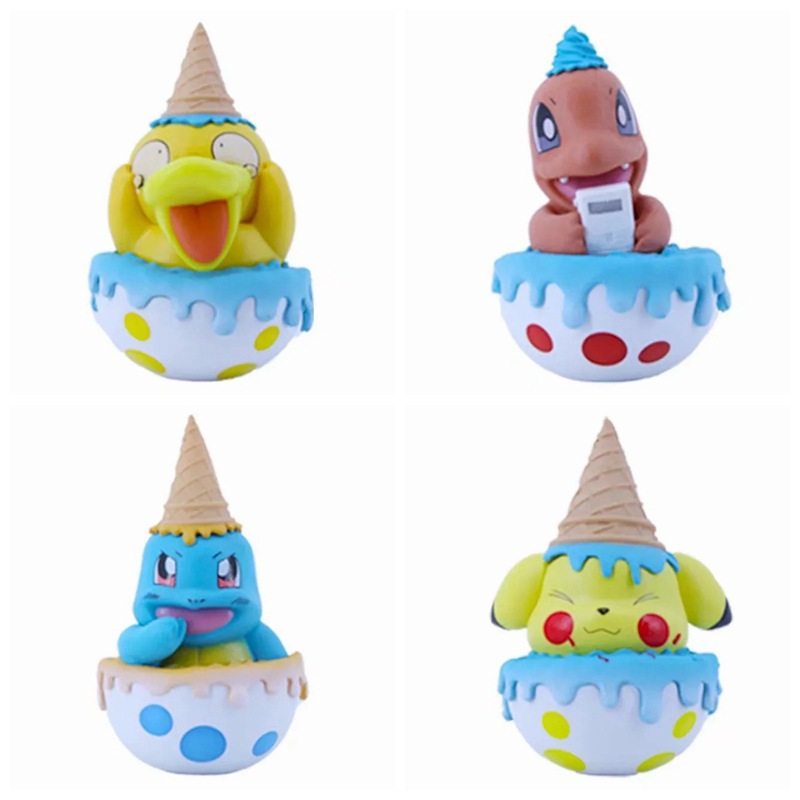 宠物小精灵 4款 冰淇淋雪糕 COS 皮卡丘 小火龙杰尼龟可达鸭 手办,模玩/动漫/周边/娃圈三坑/桌游,手办/手办景品,淘宝优惠券,粉丝福利购,淘宝优惠卷