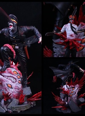 恶魔系列 GK 电锯人 刀之恶魔 链锯人 雕像 模型 豪华版 盒装手办