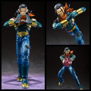 超级赛亚人 人造人17号 特兰克斯 拉彼斯 关节可动人偶 盒装手办