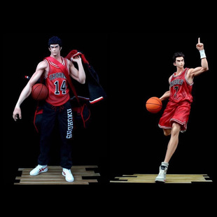 灌篮高手 GK 湘北队员 14# 三井寿 宫城良田 场景 模型 盒装手办