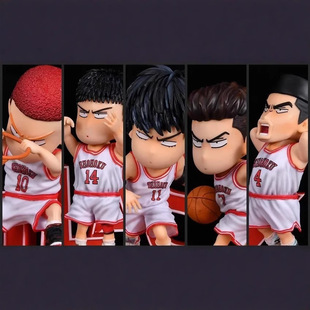 灌篮高手 全国大赛 真香社 Q版 樱木花道 流川枫 三井寿 良田手办