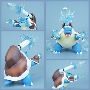 宠物小精灵 超级水箭龟 杰尼龟 水系精灵 神奇宝贝GK模型盒装手办