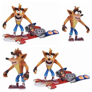 游戏周边 7寸古惑狼 飞行版 6寸古惑狼 普通版 可动人偶 盒装手办