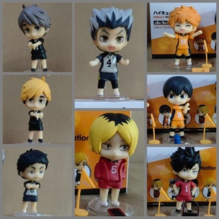 Q版8款 排球少年 全国大赛篇 影山飞雄日向翔阳孤爪研磨 盒装手办
