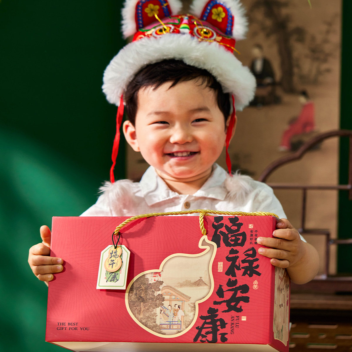 新款端午粽子包装盒手提粽子盒端午节礼品盒高端中式糕点礼物盒子