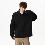 2无影墙秋冬380克肌理感麦穗长袖Polo衫长袖T恤HWH52-P48控78，男装Polo衫，星座514A（原614）