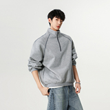 2无影墙430克半高领拉链男女宽松廓形vintage卫衣HWH05-P68控108，男装卫衣，星座514A（原614）