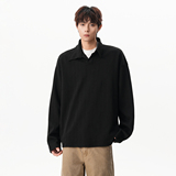 2无影墙秋冬380克肌理感麦穗长袖Polo衫长袖T恤HWH52-P48控78，男装Polo衫，星座514A（原614）