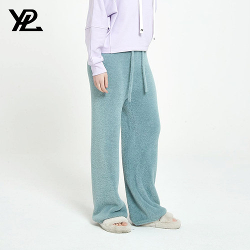 YPL直筒阔腿裤舒适软糯长裤