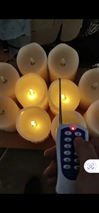 定制密室逃脱剧本杀道具电子蜡烛灯穿墙单多个遥控氛围灯套装蜡烛