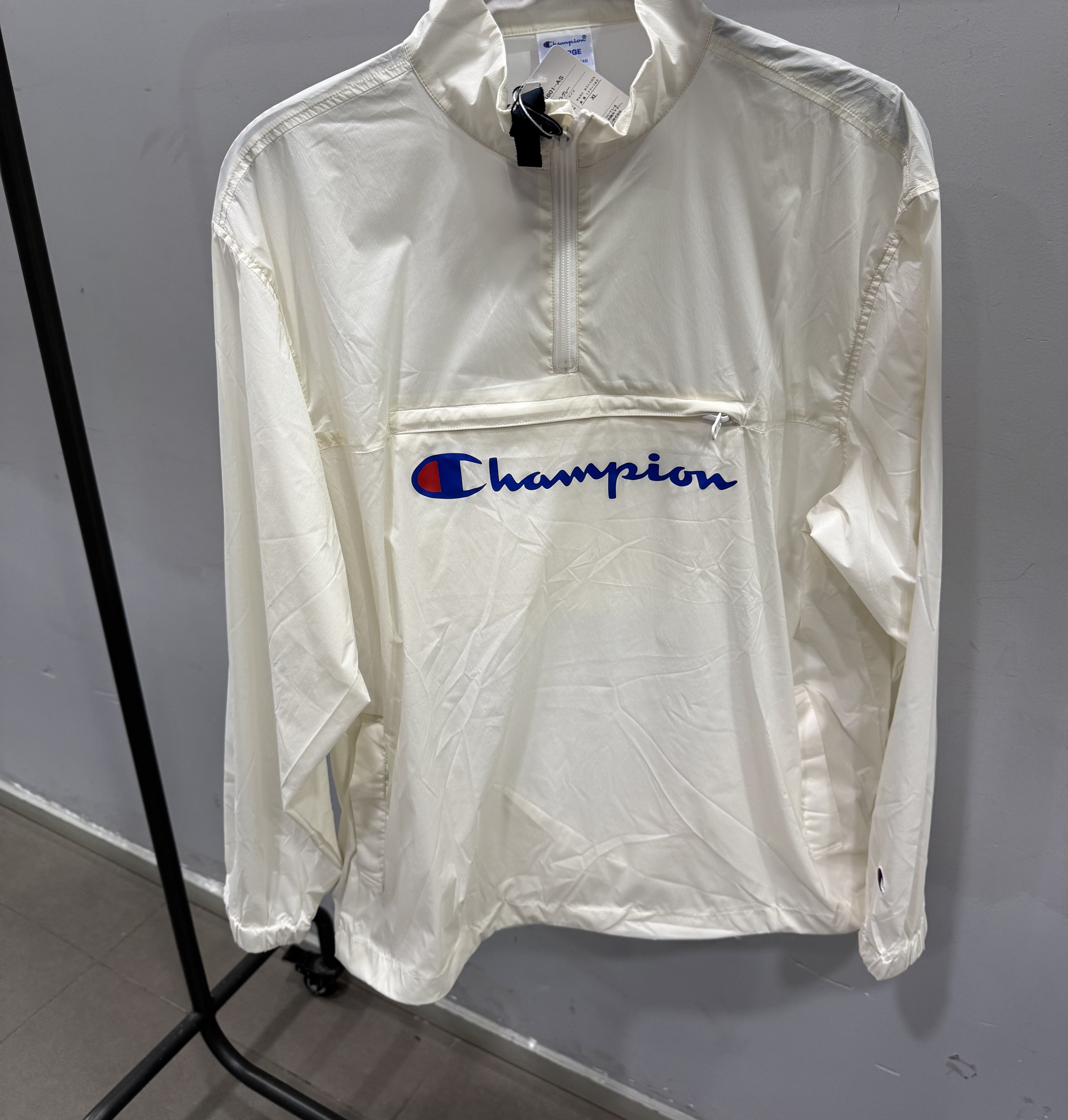 日本champion冠军半拉链拼色薄外套卫衣防晒防水运动男女c3 sg601