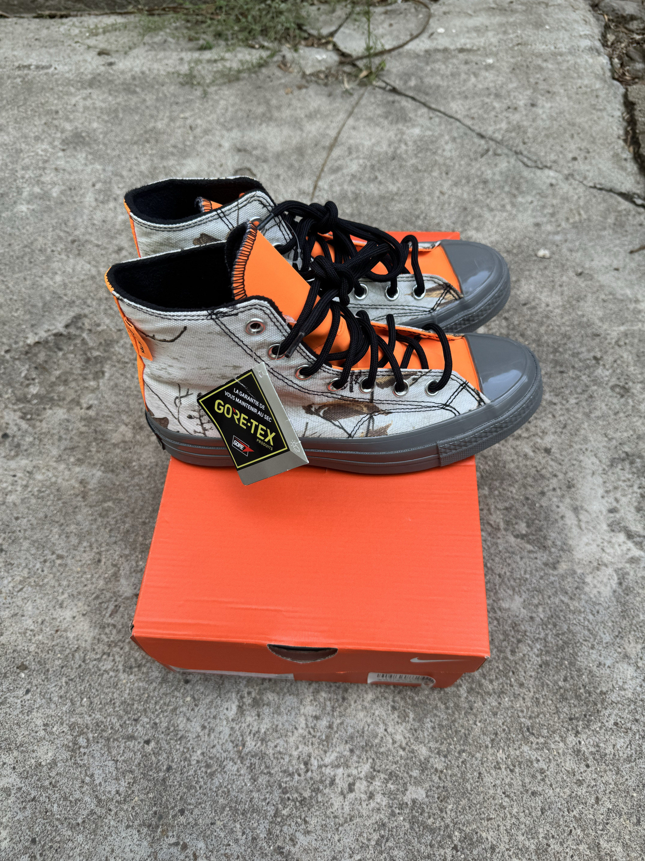 Converse匡威秋款加绒机能防水落叶纹1970s帆布鞋169365C 169364C