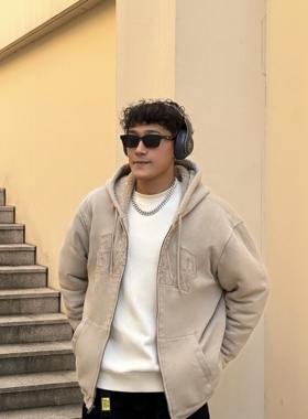 欧阳娜娜同款Gap男女加厚羊羔绒经典秋冬保暖卫衣402176 762531